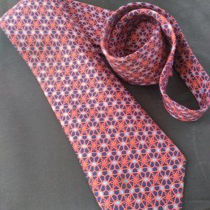 Hermes Neck Tie pure silk Genuine hand made